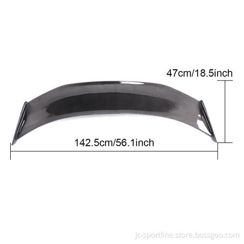 Carbon Fiber Rear Trunk Spoiler for Porsche 981 986 987 Cayman GT4 Coupe 2015-2019